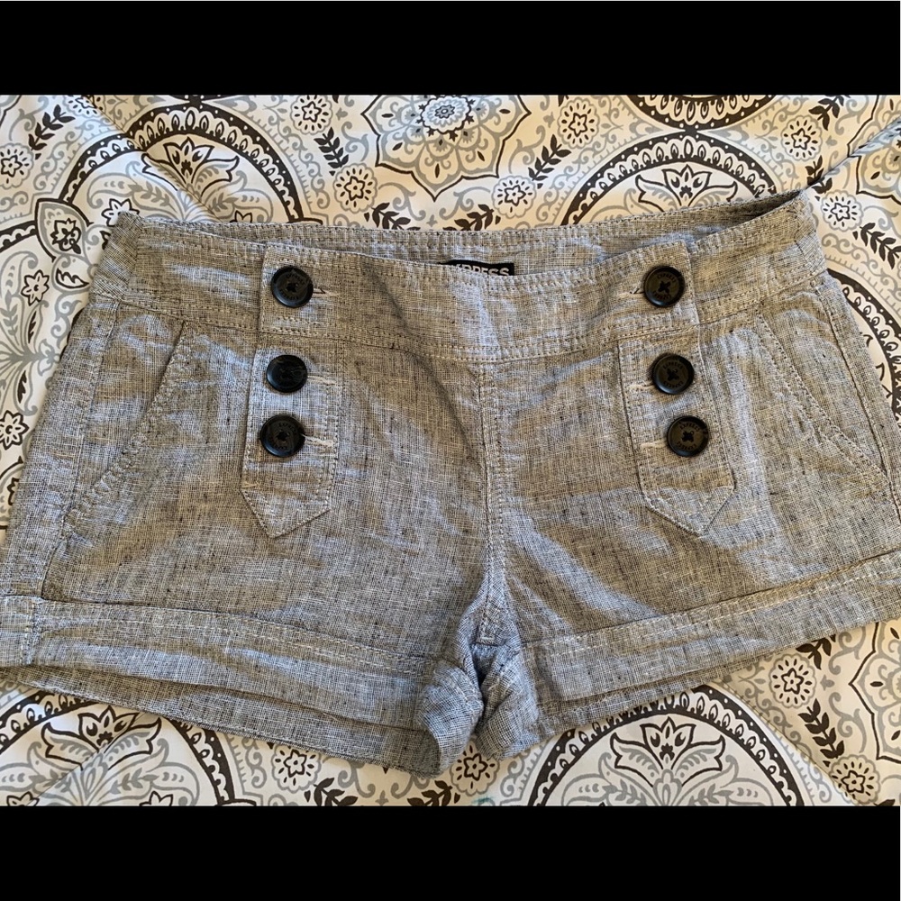 Express Stylish Button Shorts